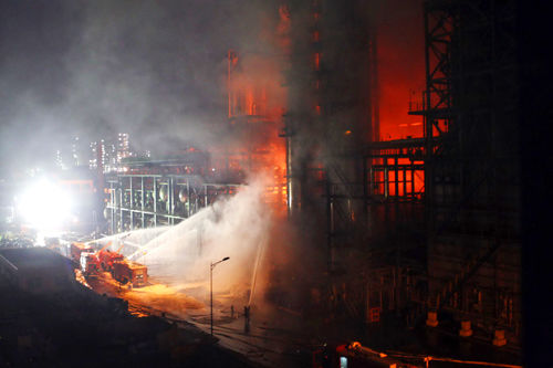 Refinery fire put out; no casualties reported