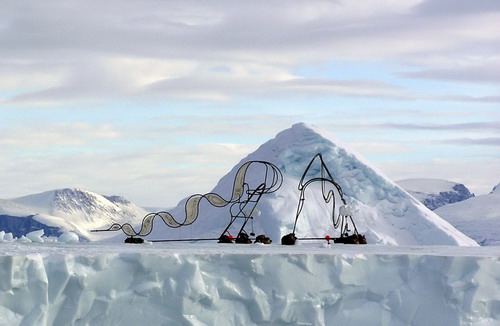 Sculptures highlight global warming