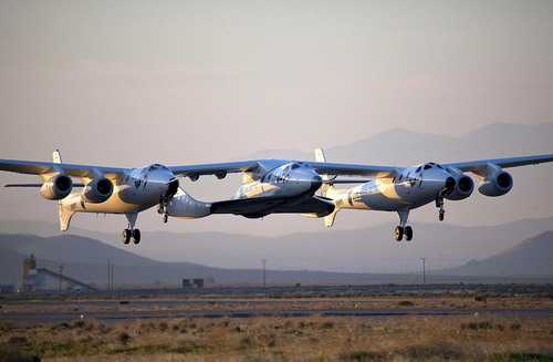 Virgin Galactic's SpaceShipTwo shown on its maiden flight