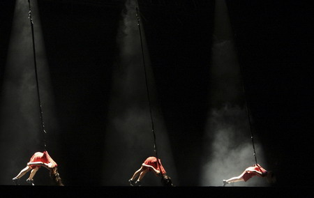 Acrobatic performance in Bogota