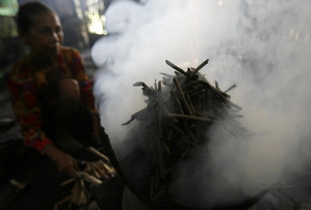 Soil snack made in East Java, Indonesia