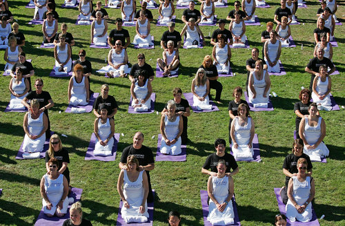 World's largest ever simultaneous massage