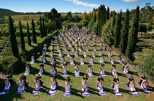 World's largest ever simultaneous massage