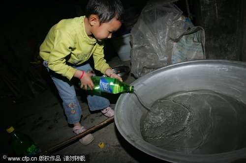 The water line in drought-hit SW China