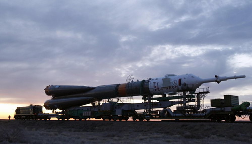 Soyuz TMA-18 set for blast off