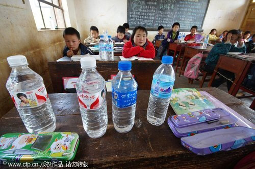 School life goes on through drought