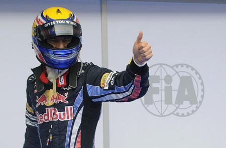 Formula One: Webber grabs pole position