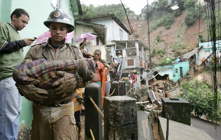 The worst rains in 30 years hit Rio de Janeiro