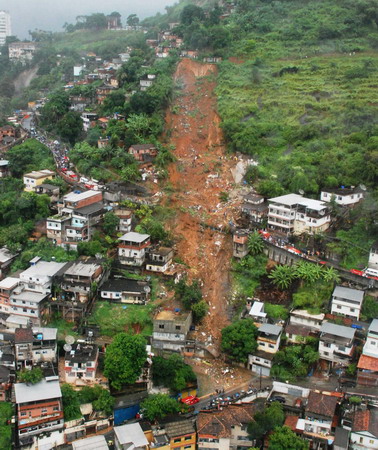 The worst rains in 30 years hit Rio de Janeiro