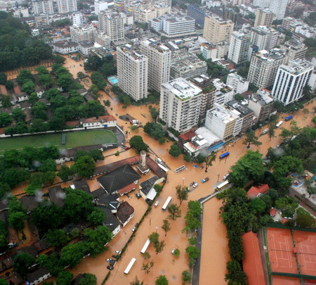 The worst rains in 30 years hit Rio de Janeiro