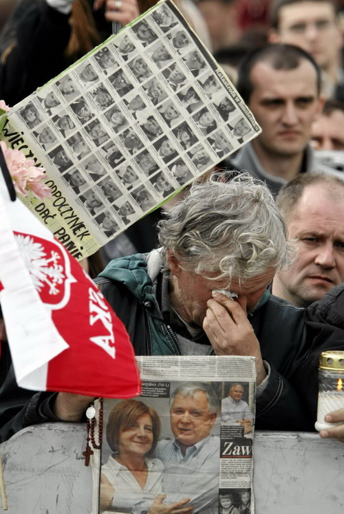 Commemoration ceremony for Poland plane crash