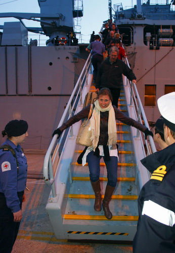 Stranded passenger return as European skies open