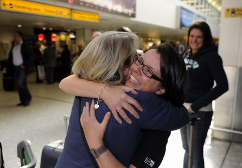 Stranded passenger return as European skies open