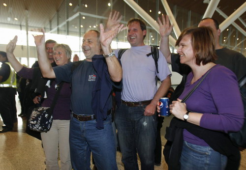Stranded passenger return as European skies open