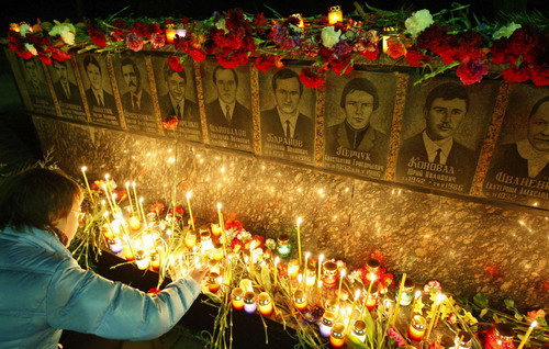 Chernobyl victims commemorated in Europe