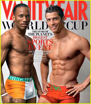 Shirtless Cristiano Ronaldo Covers 'Vanity Fair'