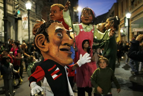 Clown festival marks Chile's 200th independance anniversary