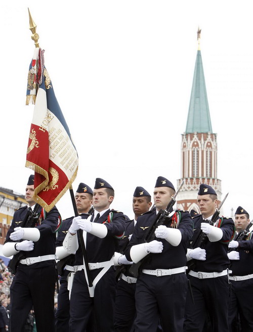 Dress rehearsal for Victory Day parade in Russia