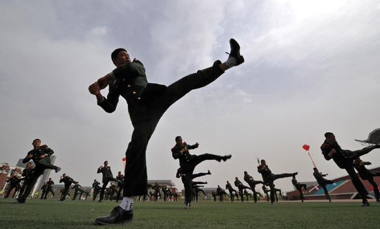 Military sports games held in NW China