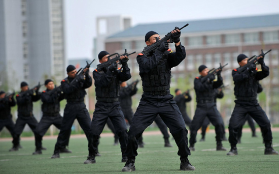 Military sports games held in NW China