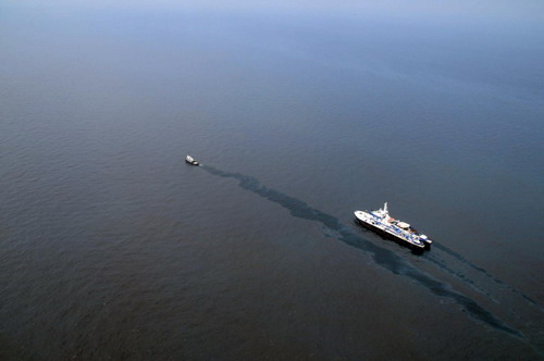 Gulf of Mexico oil clean-up continues