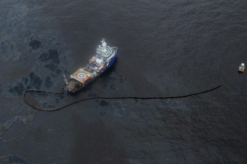Gulf of Mexico oil clean-up continues