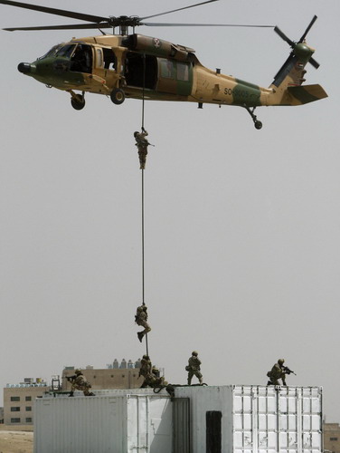 Jordanian special forces show up in parade