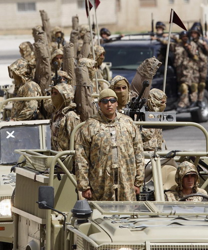 Jordanian special forces show up in parade