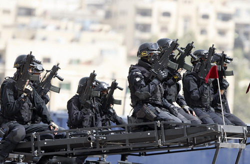Jordanian special forces show up in parade