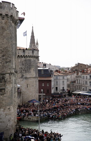 Performance in 2010 Cliff Diving World Series