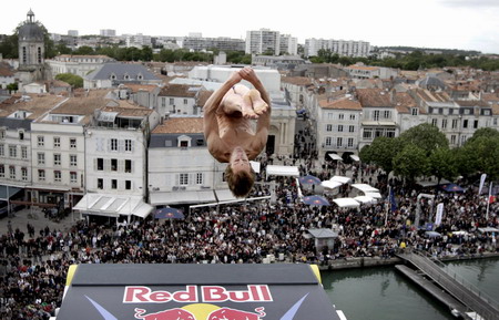 Performance in 2010 Cliff Diving World Series