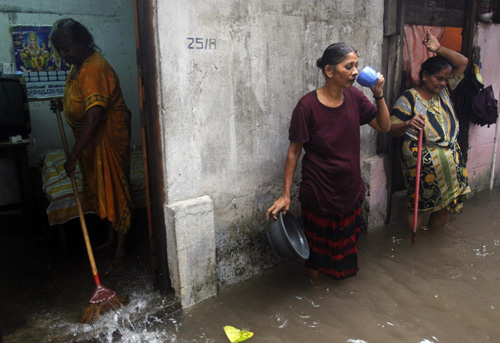 Colombo hit by heavy rain, floods