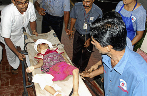 Plane crashes in south India