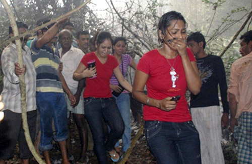 Plane crashes in south India