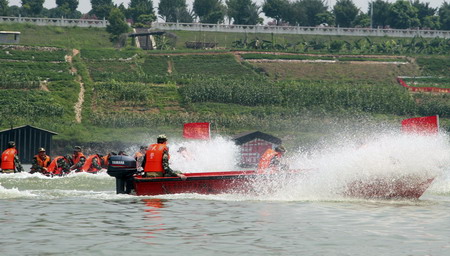 Flood-relief drill to brace for rainy season