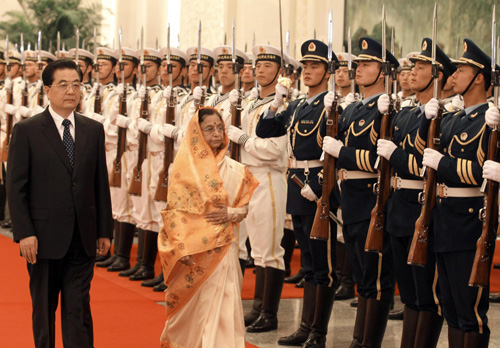 India's President visits China