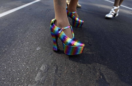 14th Gay Parade is on stage in Sao Paulo