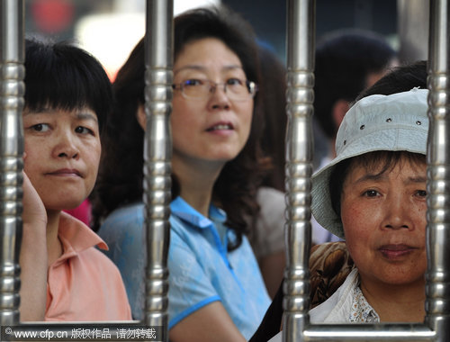 For parents, a long day of waiting, hoping