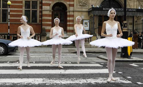 English National Ballet dancers prepare for show