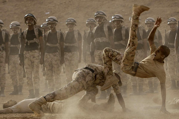 Graduating soldiers demonstrate skills in Riyadh