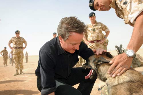 UK's Cameron says troops will leave once Afghans ready