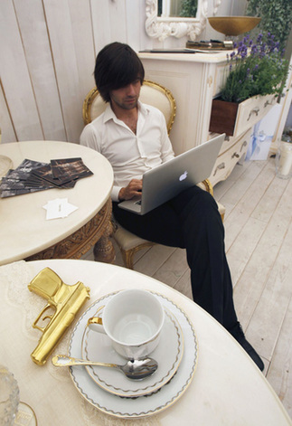 Luxury goods displayed in Moscow