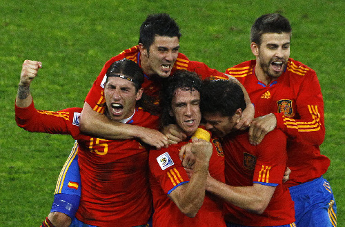 Spain won WCup semi-final with 1:0 against Germany 