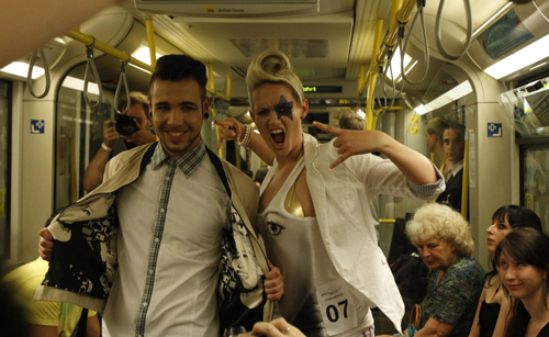 'Underground Catwalk' fashion show in Berlin