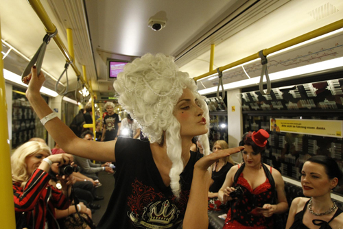 'Underground Catwalk' fashion show in Berlin