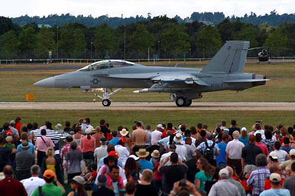 Farnborough Airshow opened for public visit
