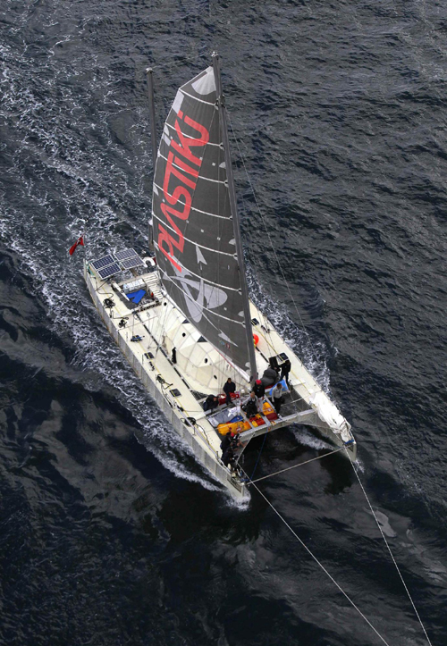 Plastic bottle boat arrives in Sydney