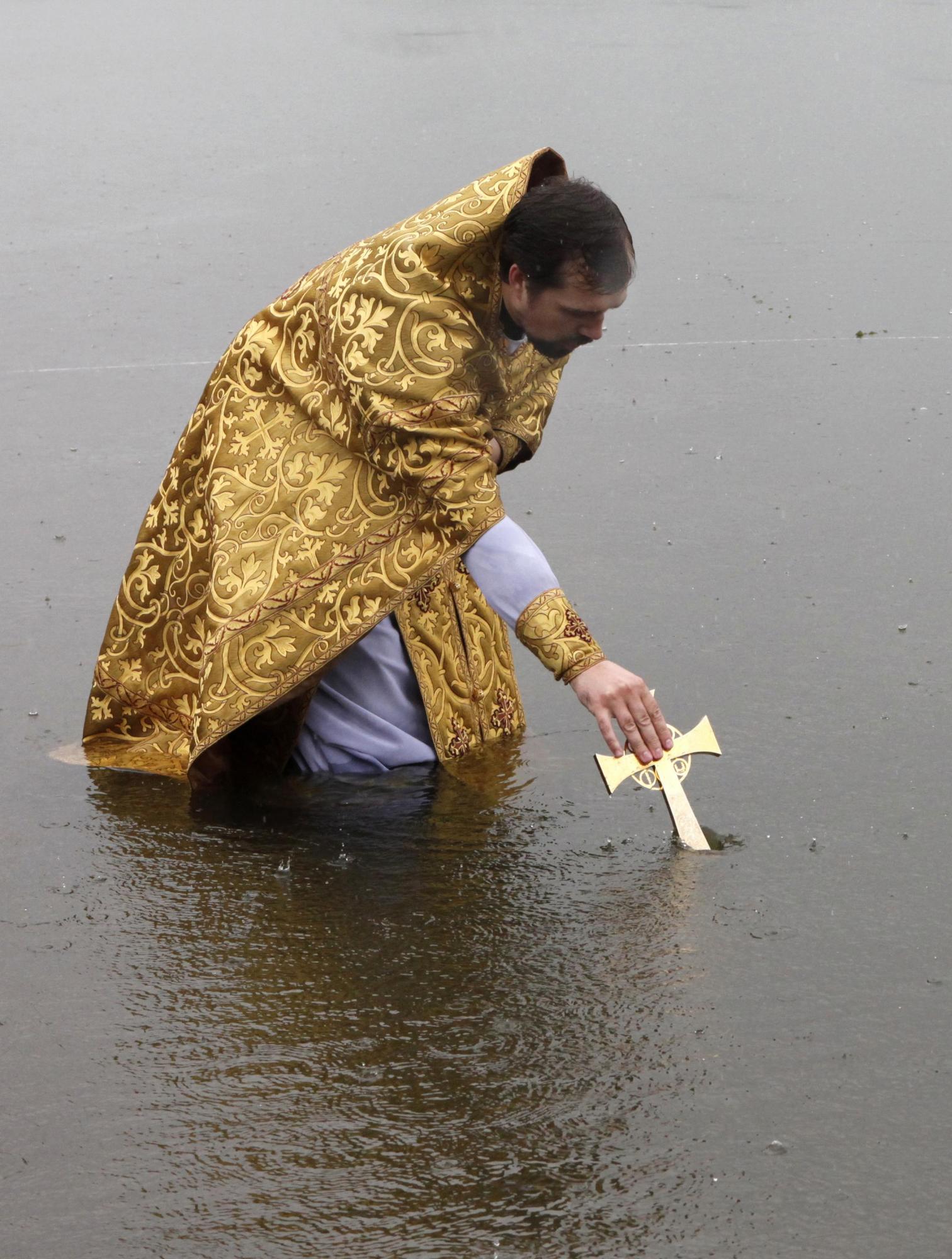 Baptizing to mark Christianity conversion