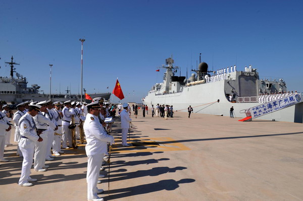 Fifth Chinese Navy Fleet say 'Ciao' to Italy