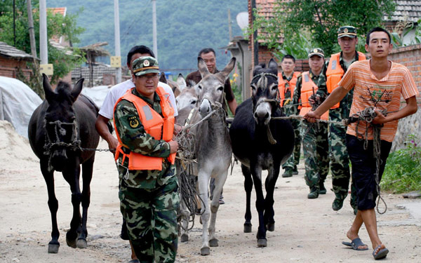 Helping hands for an exodus in NE China